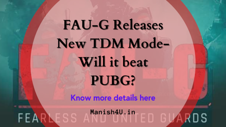FAUG TDM mode